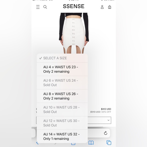 Dion Lee Corset Skirt Organic Cotton NWOT - Picture 12 of 16